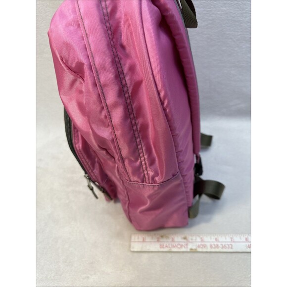 L.L.Bean Kids Backpack Small Pink Reflective Multi Pocket 15”x11” Bag *Emilee - Picture 5 of 8